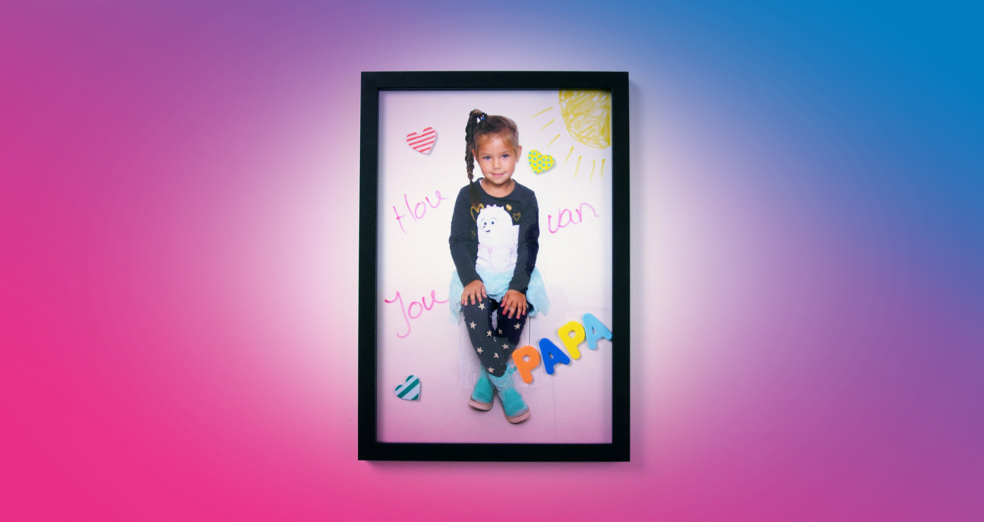 Verras papa met het perfecte vaderdagcadeau: een DIY-fotolijst!